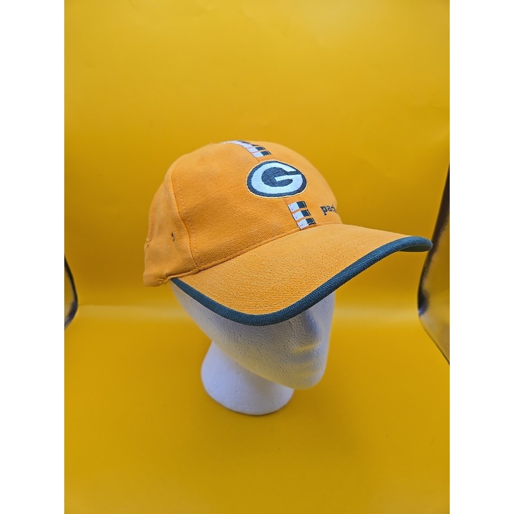 Vintage 90s Green Bay Packers Logo Athletic Hat NFL Pro Line Splash